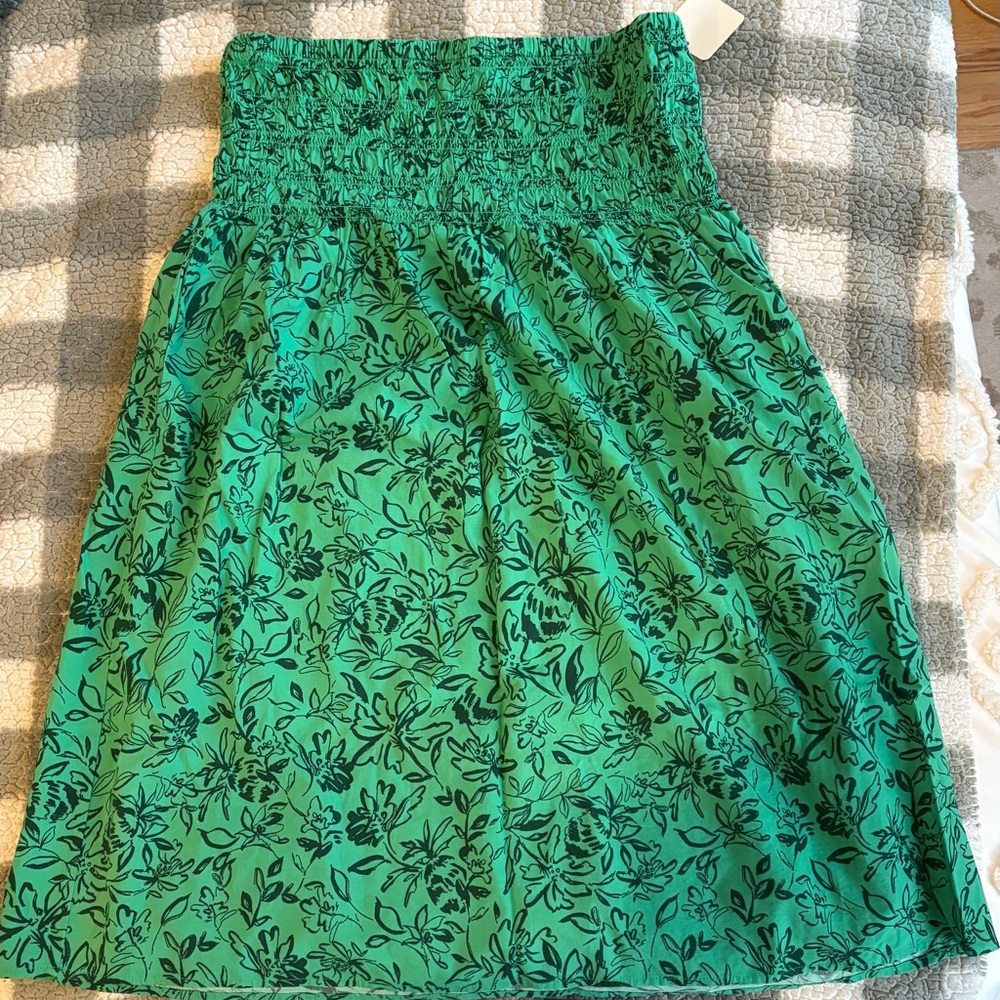 Floral Green Skirt